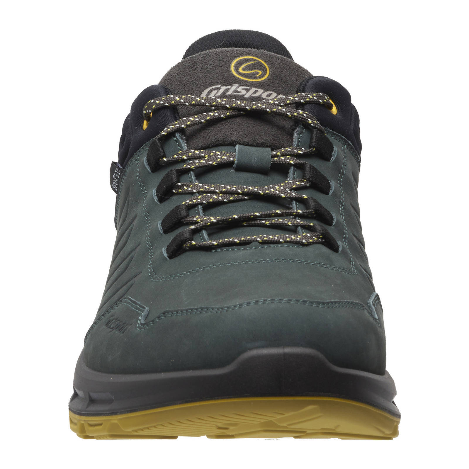 Grisport Street Low  nubuck wandelschoenen zwart/geel