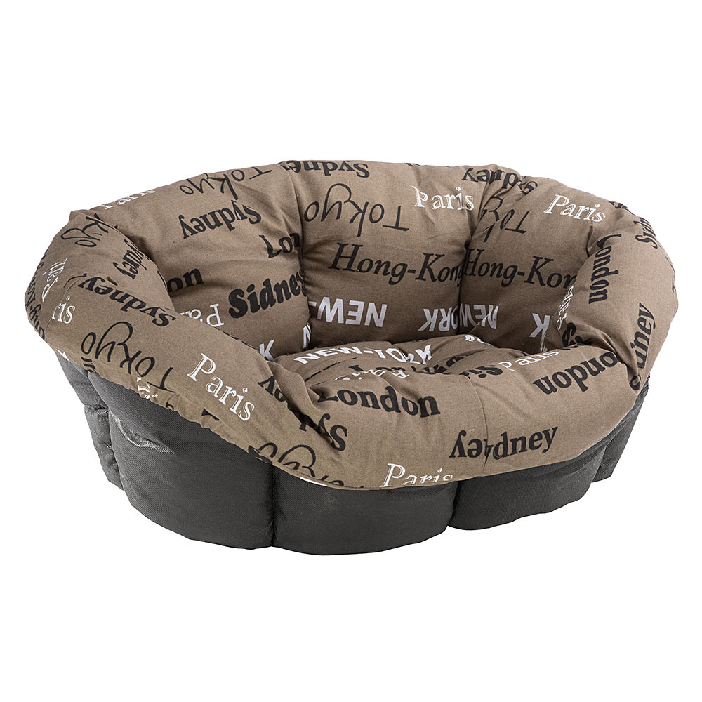 Ferplast coussin pour panier chien et chat sofa' 2, en coton, matelas coussin rembourré pour lit pour chien et chat d'intérieur,