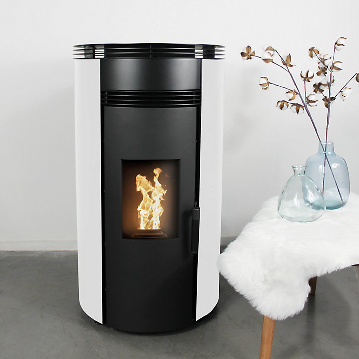 Poêle à granulés Bestove Maia 7kW blanc