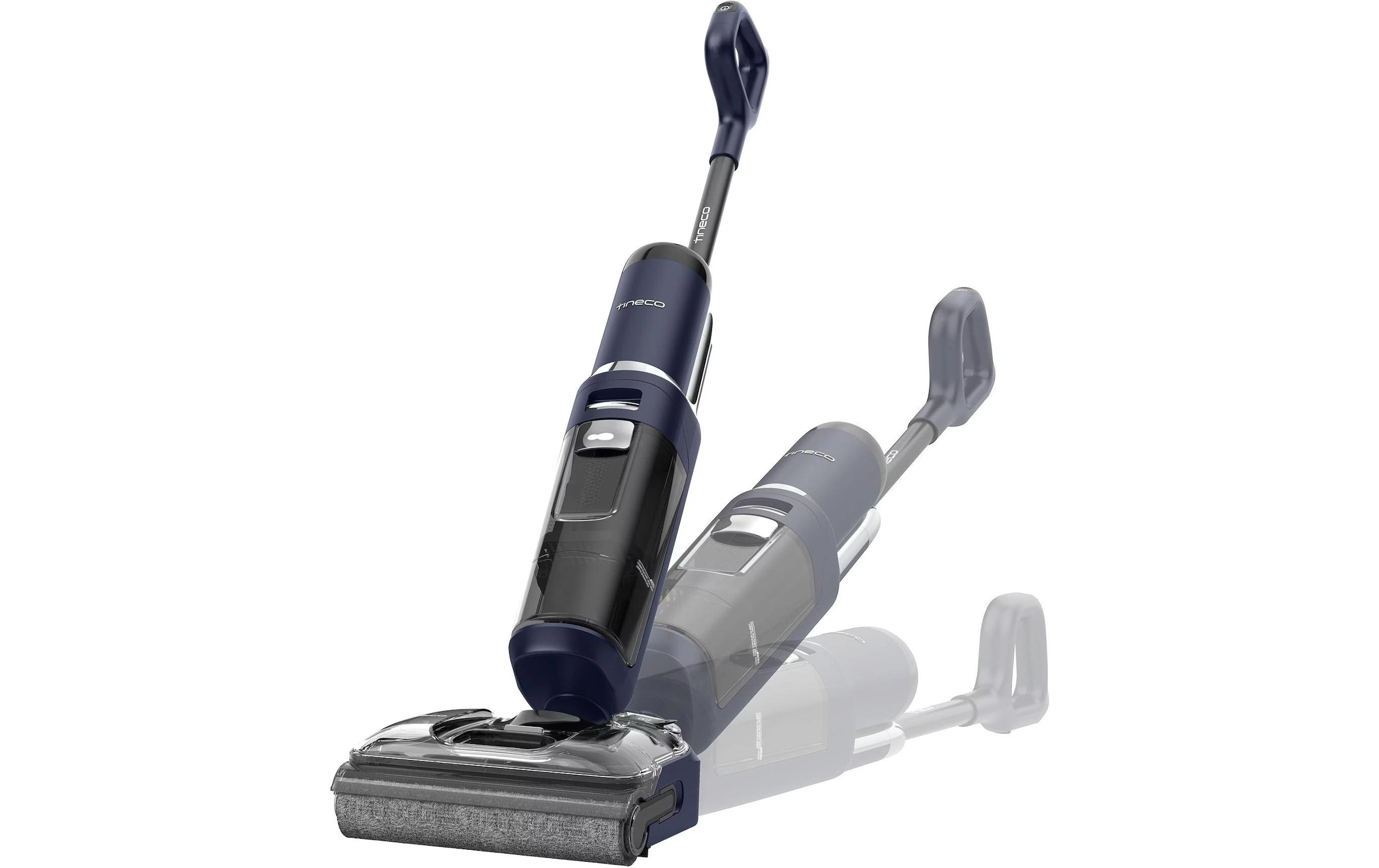 Tineco Nass-Trocken-Akkusauger »Floor One S7 Stretch, 85° Grad Heissluft-Trocknung, 180° Grad Neigung« 50 Min Akku, automatische Anpassung der Saugleistung, Tierhaarfilter