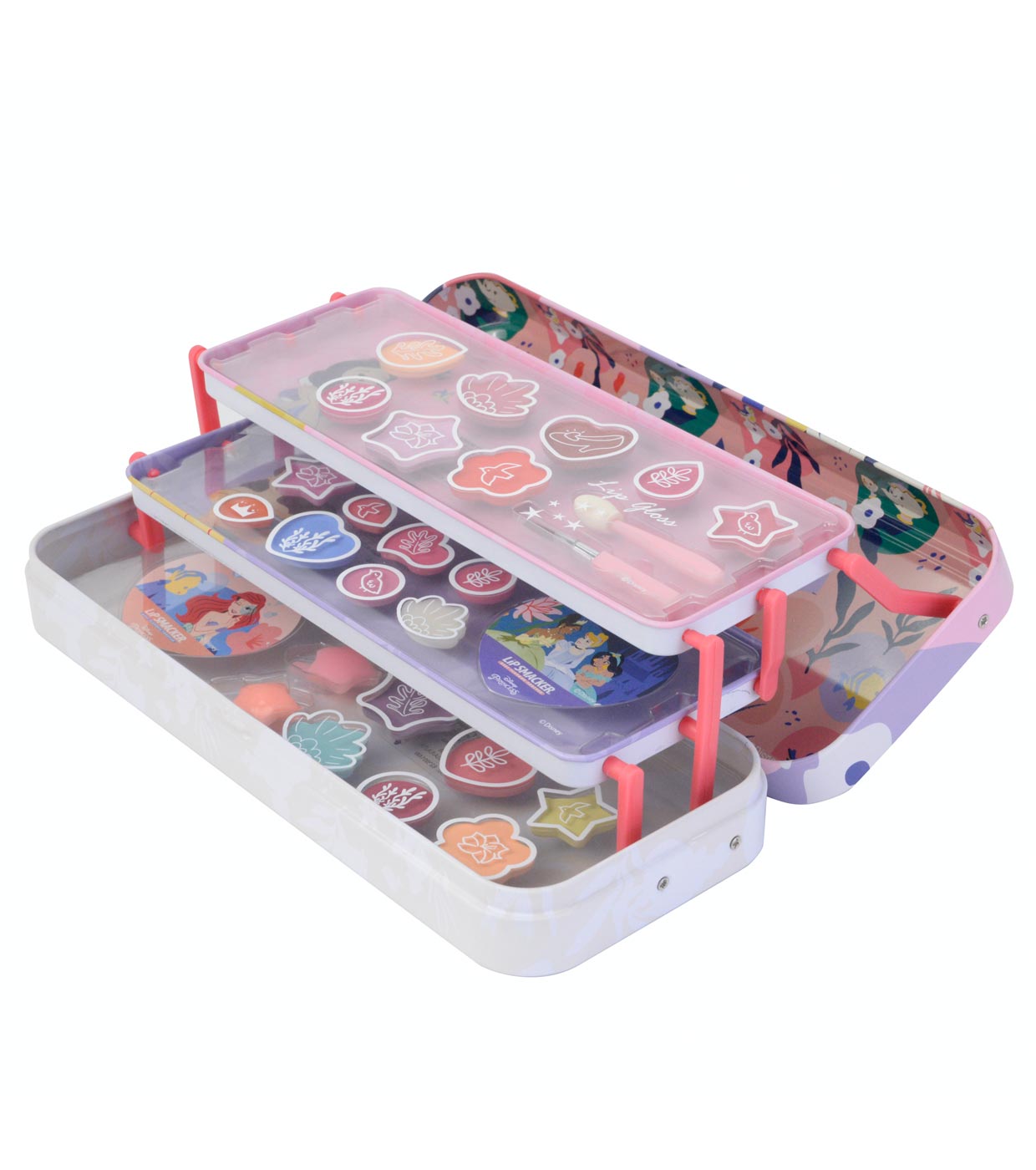 LipSmacker - *Disney Princess*- Estojo de maquiagem Triple Layer Beauty Tin - Princess