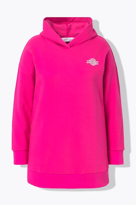 Hoodie, oversized, Rücken-Print, Kapuze