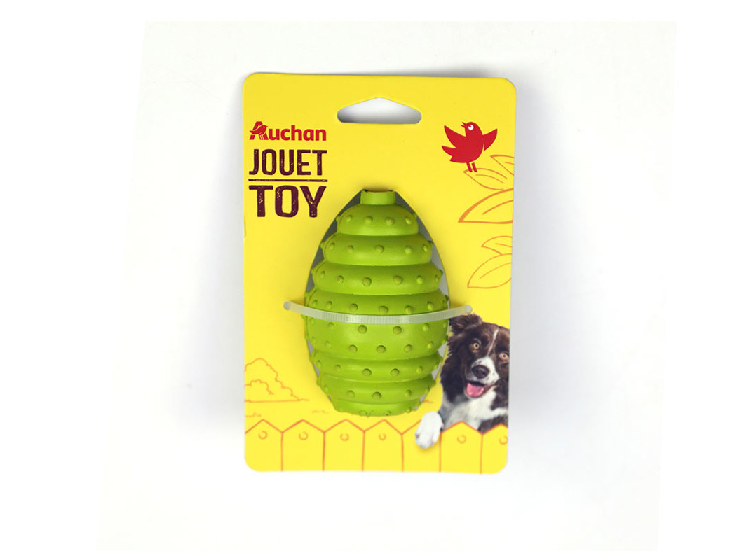 BRINQUEDO COM DISPENSADOR AUCHAN VERDE 8.6CM
