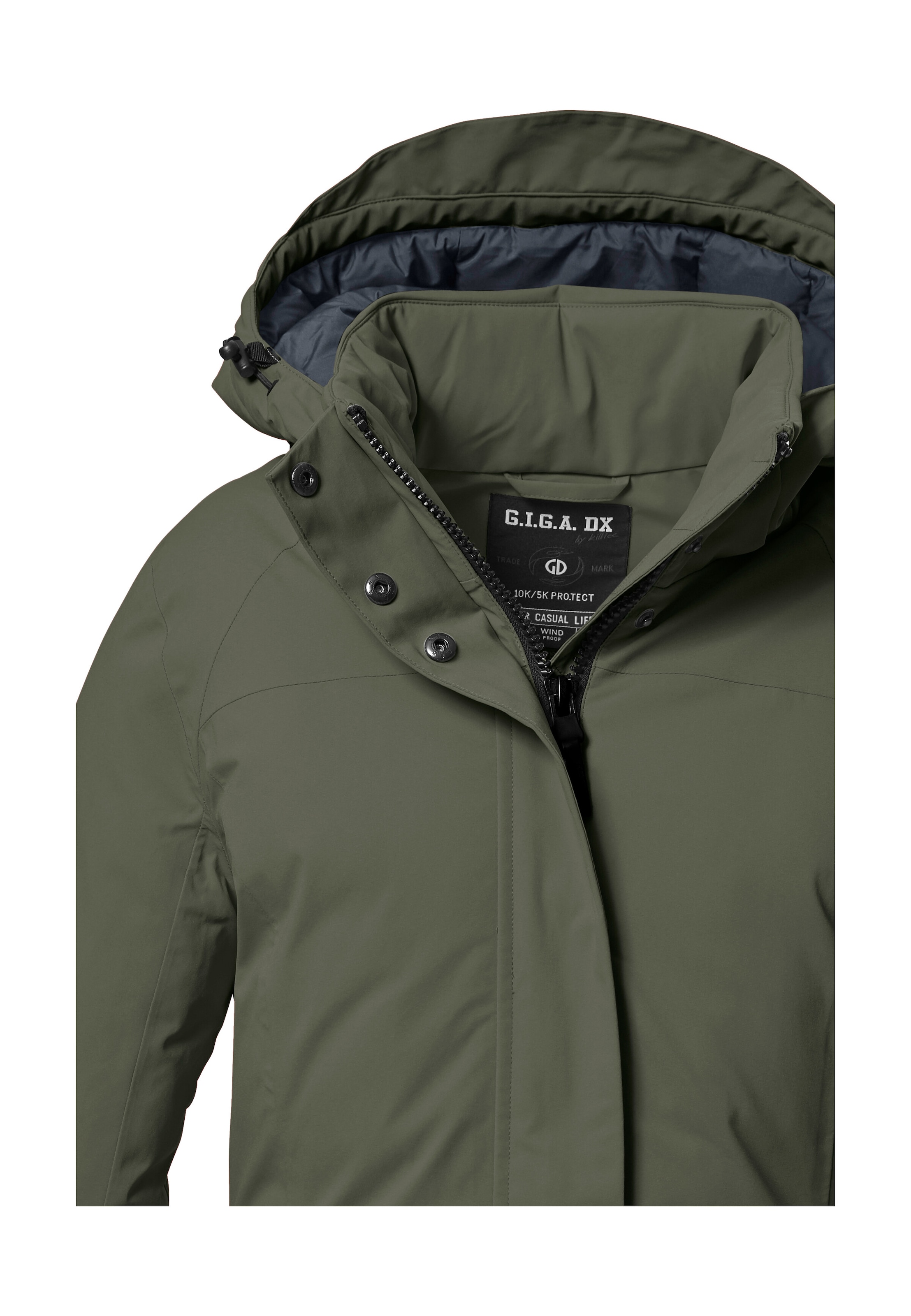 G.I.G.A. DX by killtec Funktionsjacke »GW 6 WMN JCKT« Damen Winterjacke: wasserdicht, atmungsaktiv, abnehmbare Kapuze