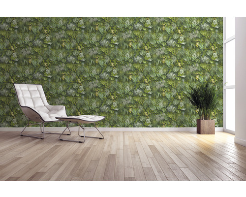 Zelfklevend behang 38583-1 Palmbladeren groen 8,40 x 0,53 m