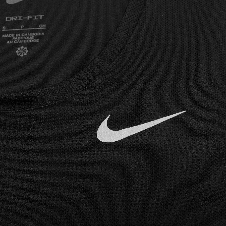 Nike Débardeur Dri-FIT Miler - Noir/Argenté
