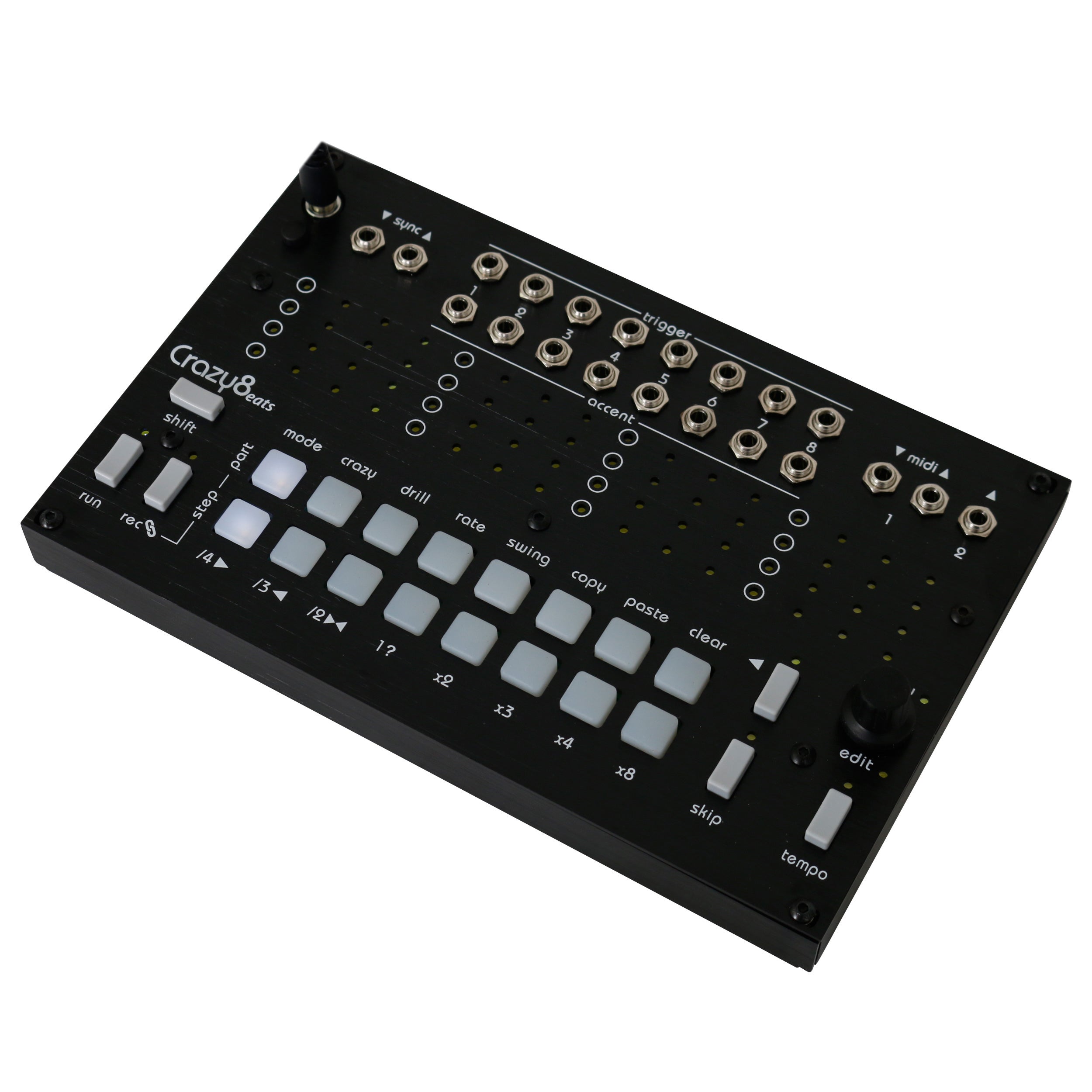 Twisted Electrons Crazy 8 Beats sequencer