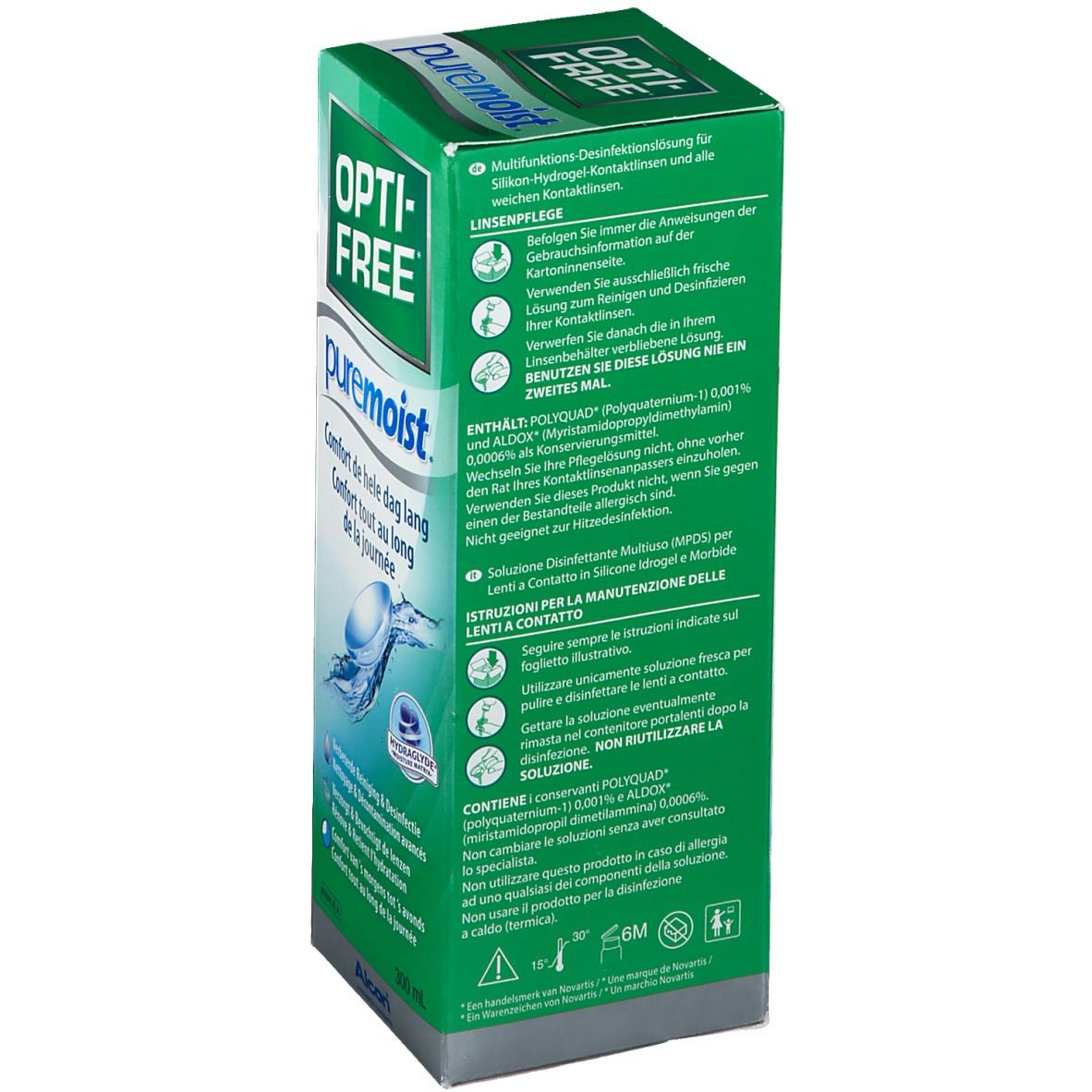 OPTI-FREE® Puremoist® Kontaktlinsenpflegemittel