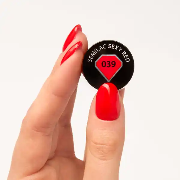 039 UV Nagellack Hybrid Sexy Red