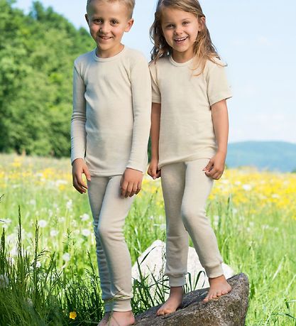 Engel T-Shirt - Wolle - Natur