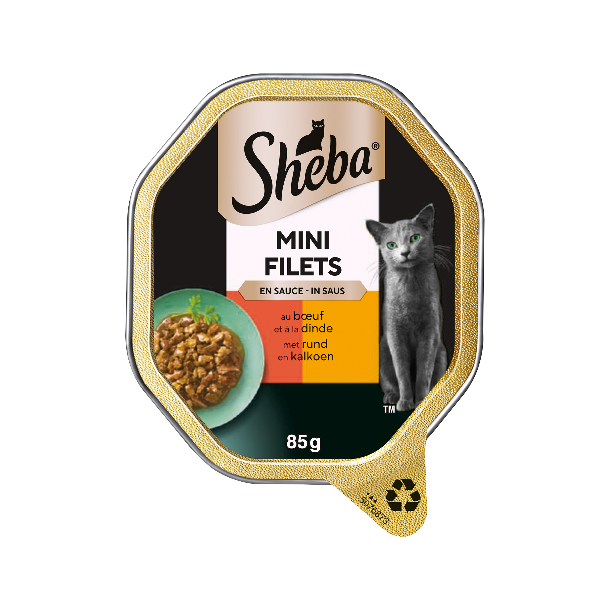 Sheba Mini Filets in saus - Rund & kalkoen