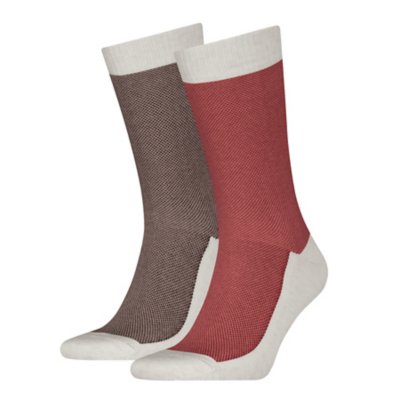 Chaussettes homme en coton doux, talon et pointe renforcés - Lot de 2 LEVIS