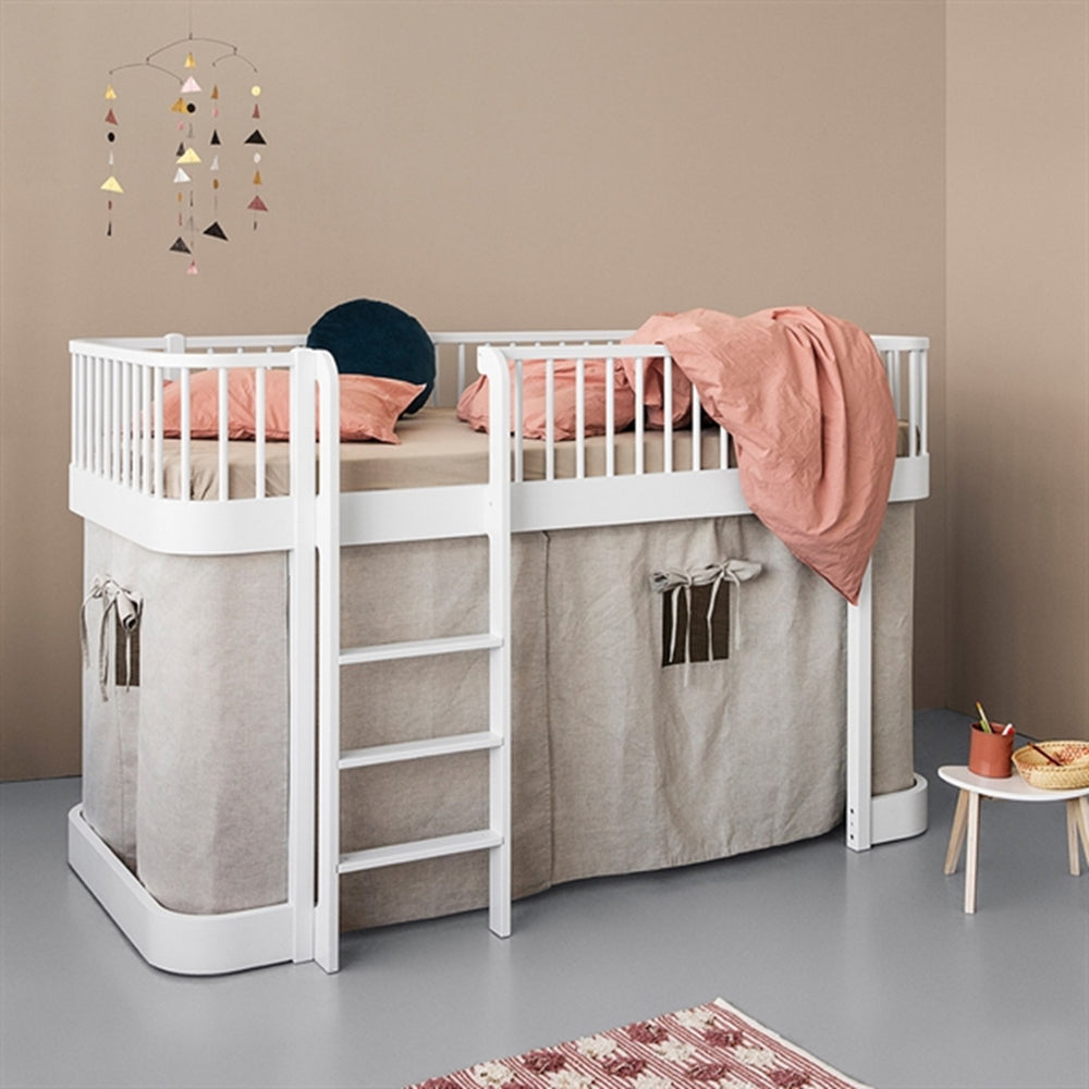 Køb Oliver Furniture Wood Halvhøj Seng Hvid