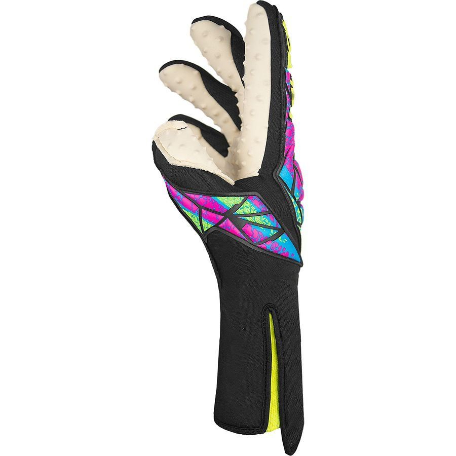 Reusch Gants de Gardien Attrakt SpeedBump Strapless - Noir/Jaune/Vert/Bleu