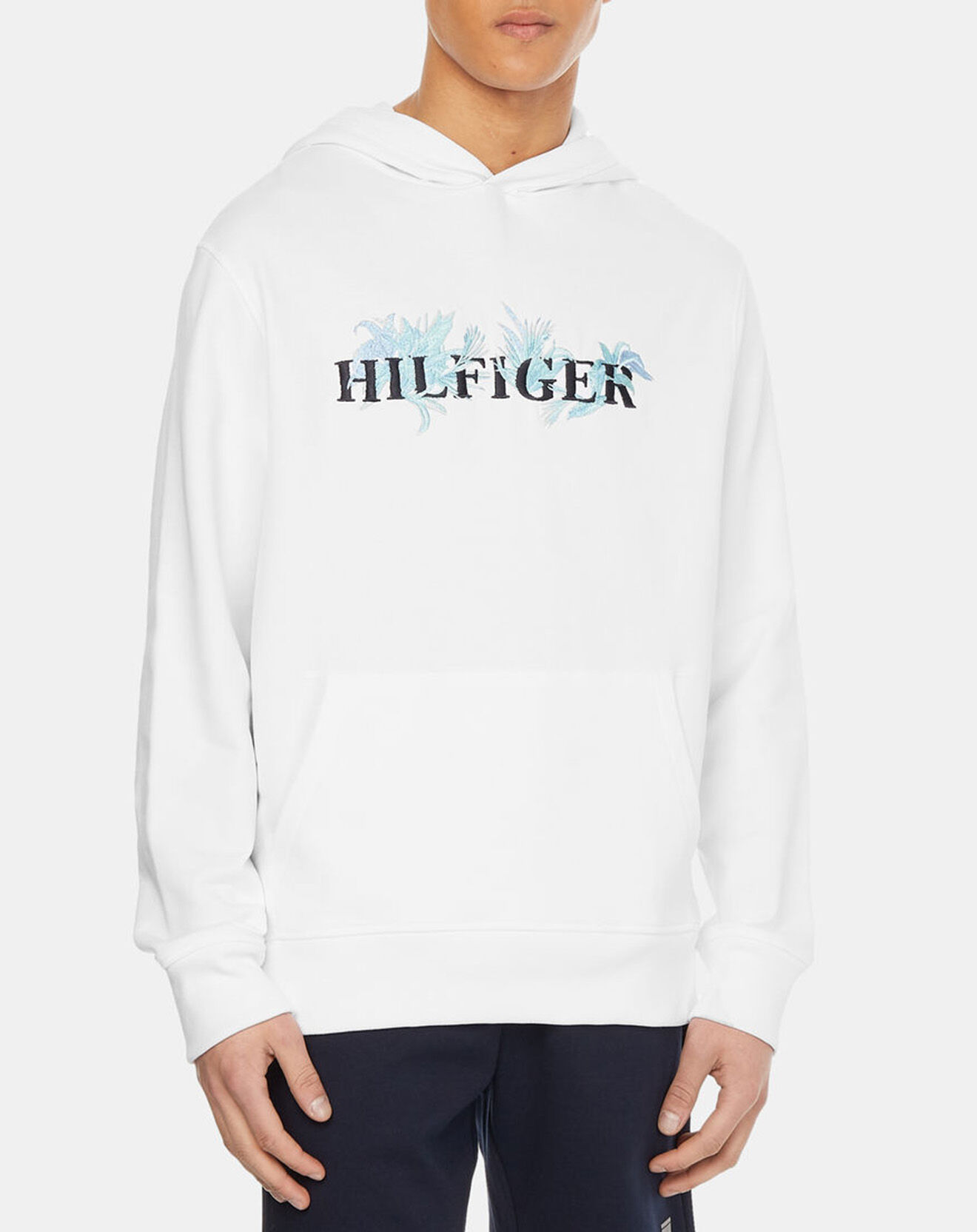 Tommy Hilfiger Sweat à capuche Palm Floral blanc