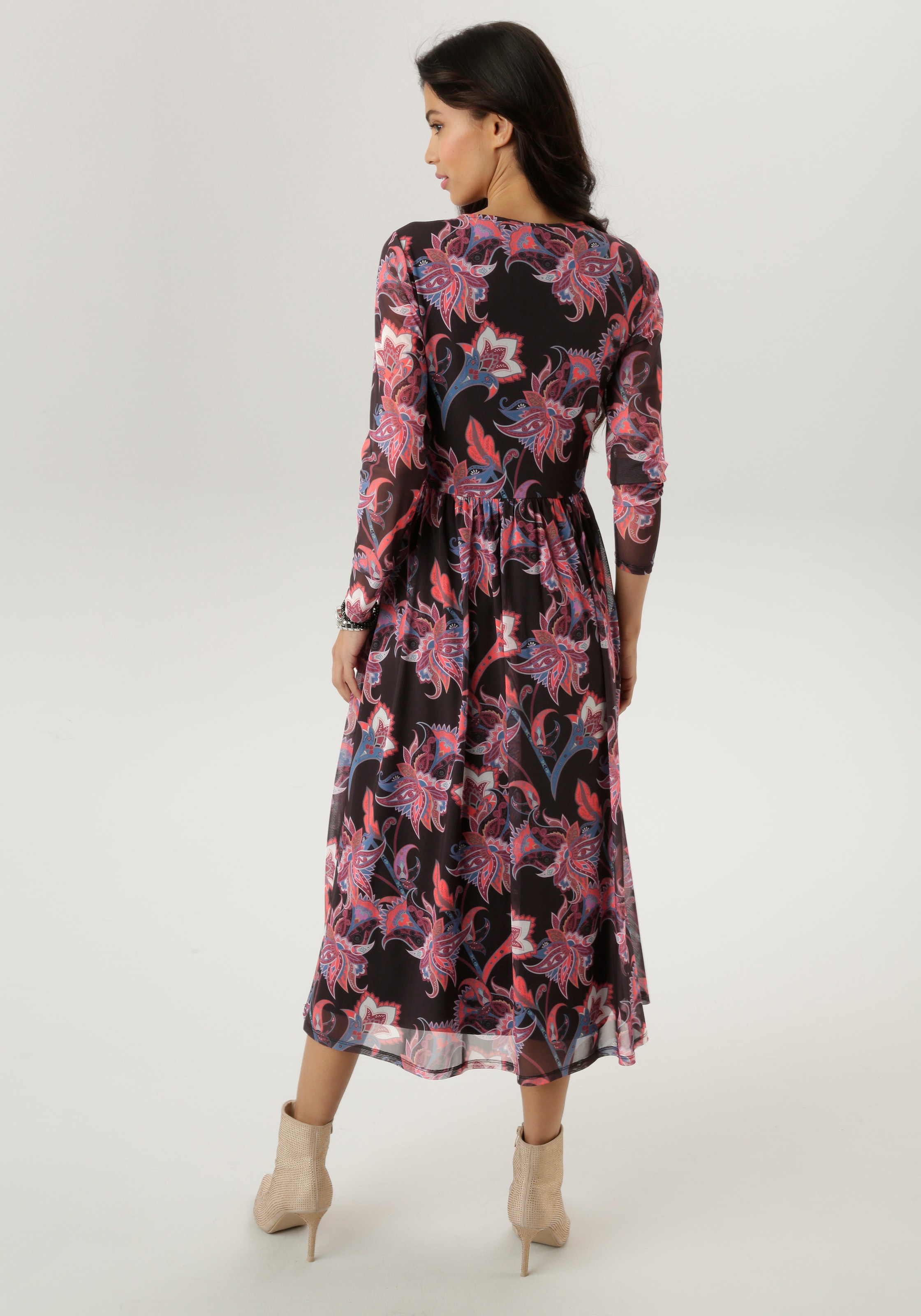 Aniston SELECTED Midikleid mit floralem Muster - NEUE KOLLEKTION