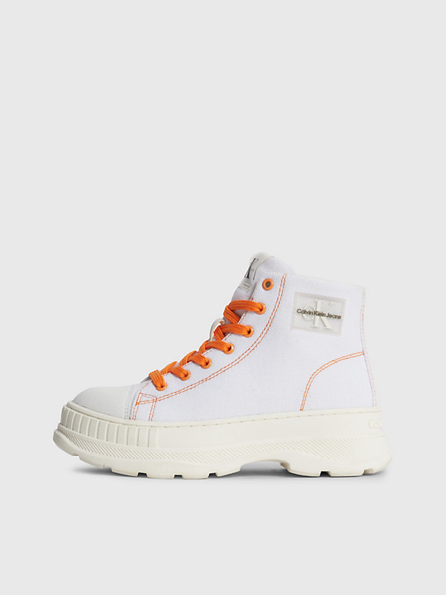 Botas infantis de lona reciclada