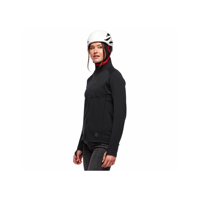 Black Diamond Coefficient Fleece Hoody Women Black