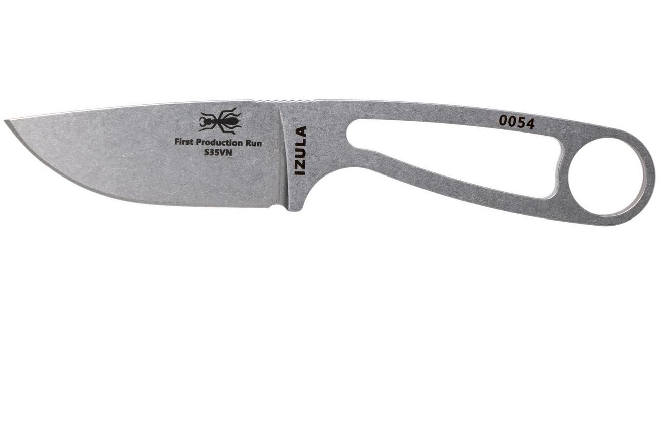 ESEE Izula Stainless IZULA-35V CPM S35VN nekmes met zwarte schede