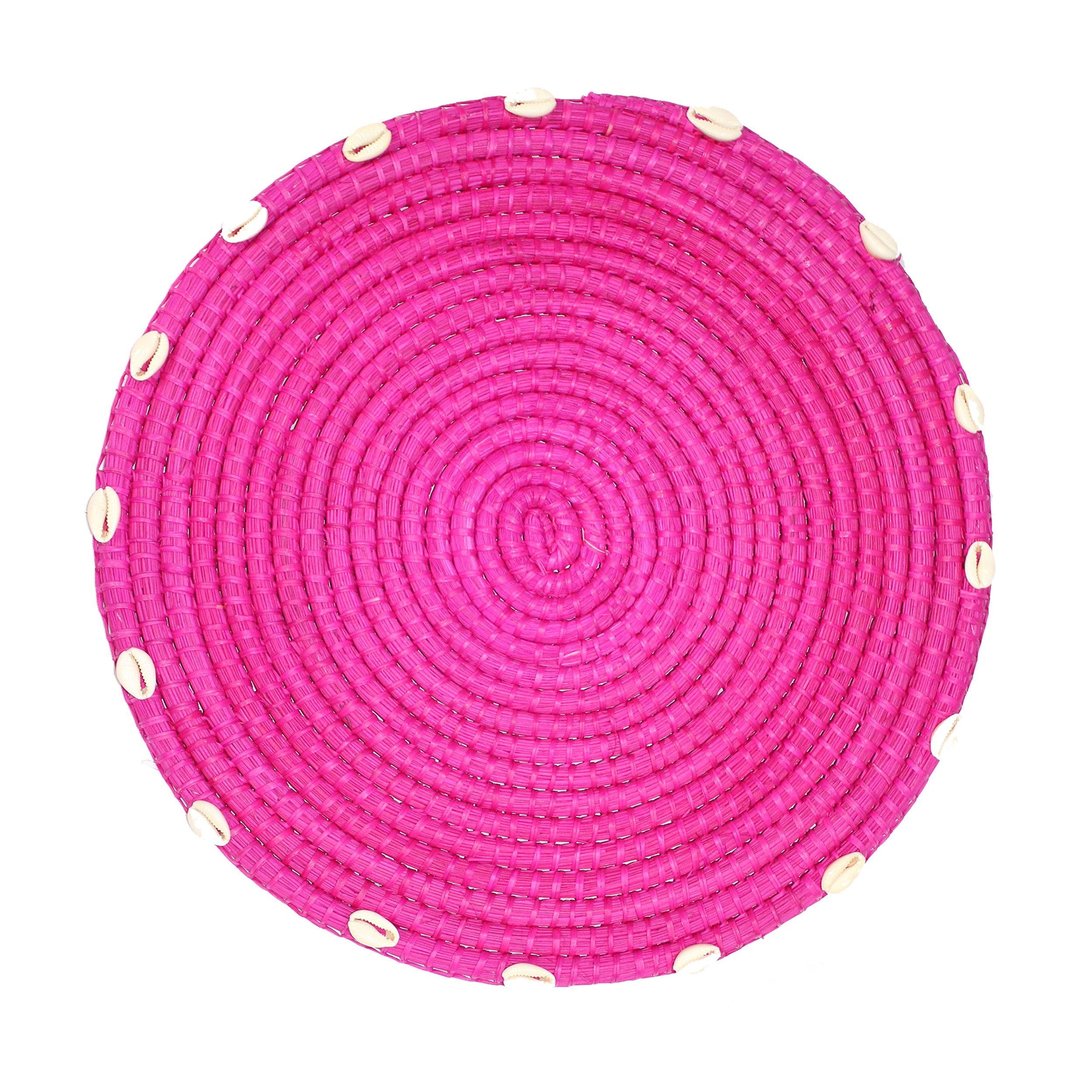 Set de table rond avec coquillage (lot de 2)