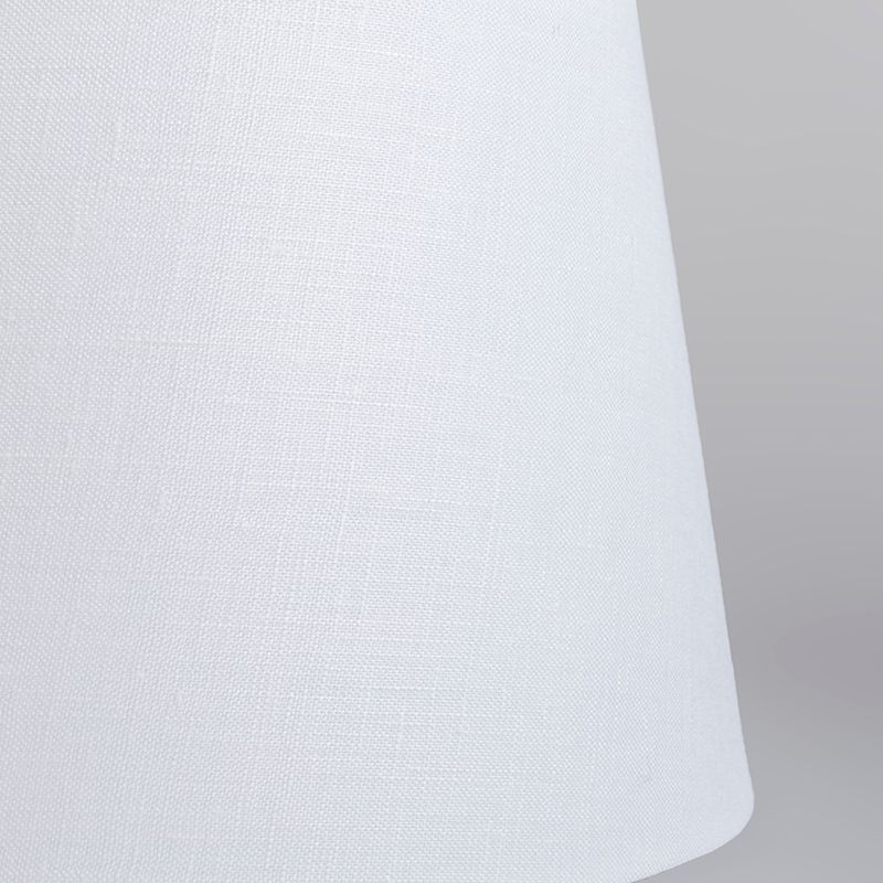 Tafellamp goud/messing met kap wit 25 cm verstelbaar - Parte
