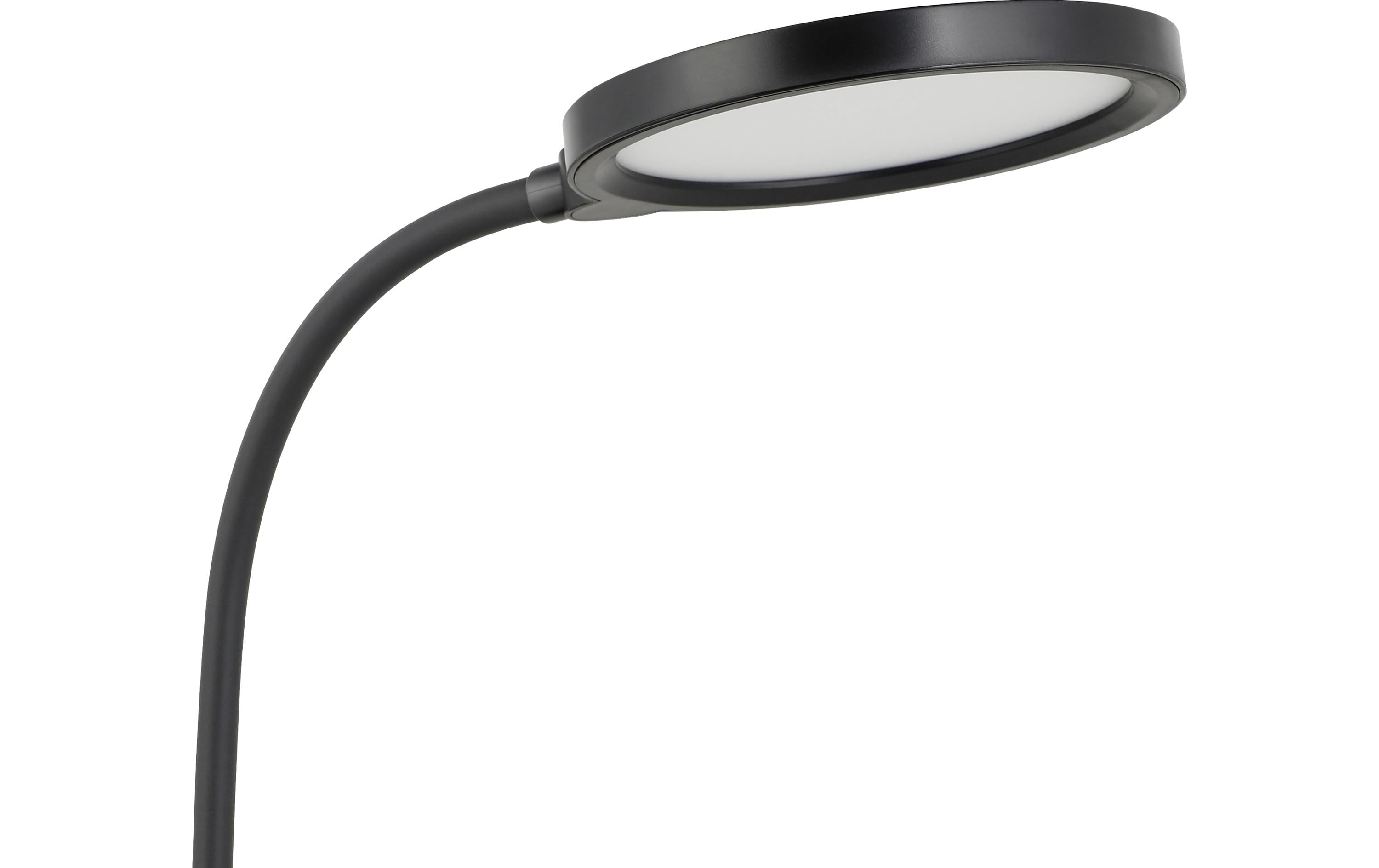 Tischleuchte BROLINI LED 2.1W 2700-6500K SchwarzModerne LED-Akkutischleuchte mit flexiblem Hals und Stifthalter für Büro und Homeoffice