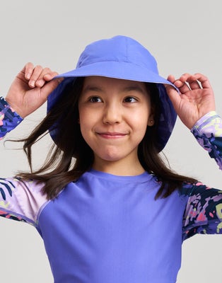 Reima Reversibel Viiri Solhatt med UV-Beskyttelse, Breezy Violet