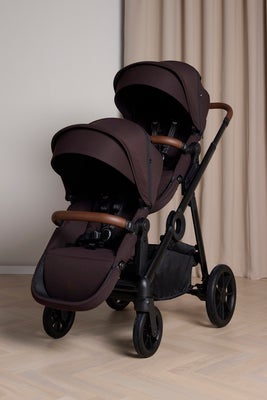 Beemoo Pro Multi 2 Søskenvogn, Espresso Brown