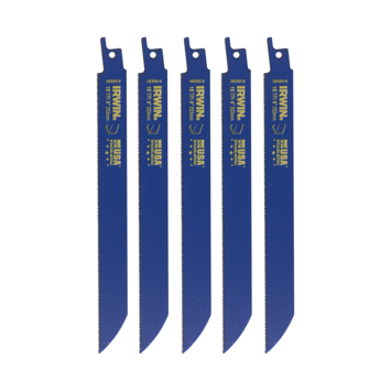Irwin reciprozaagblad 18T voor metaal - 5 stuks - 200 mm