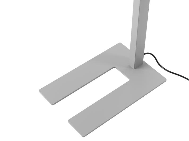 office focus Bürostehleuchte LED 80 W, Grau Dimmbare Stehleuchte für Boden- und Deckenbeleuchtung