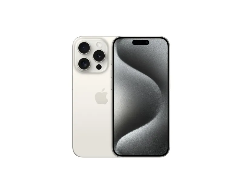 Apple | iPhone 15 Pro - 5G smartphone - 1TB - Hvidt Titanium