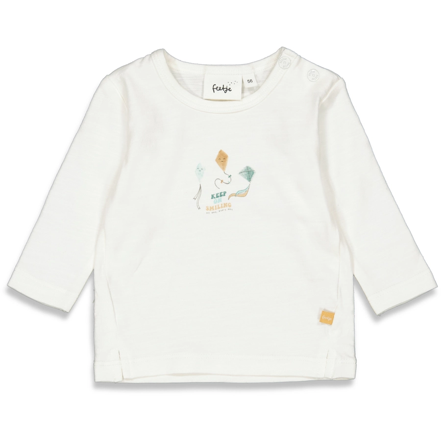 Feetje Langarmshirt Keep On Smiling Natur