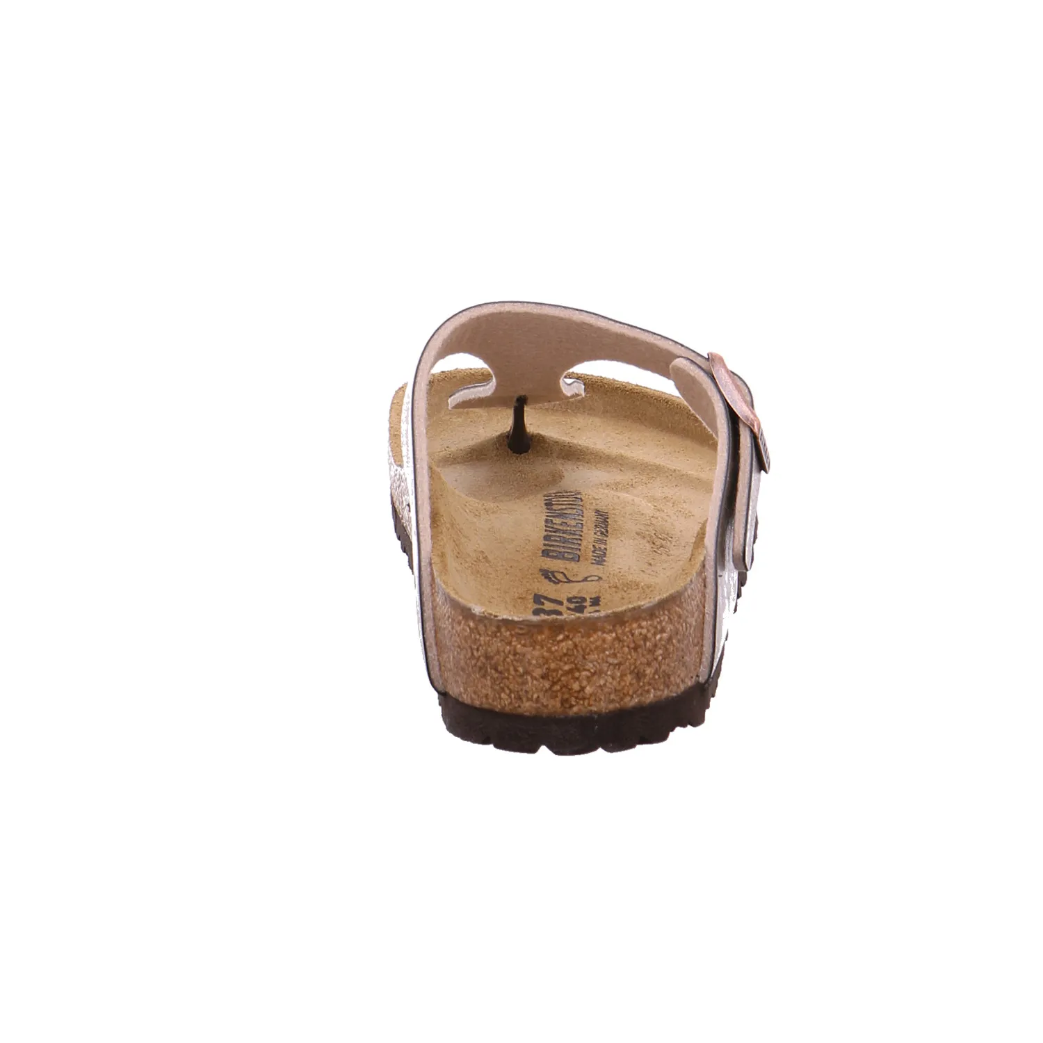 BIRKENSTOCK Bio-Zehentrenner Bronze Lederimitat
