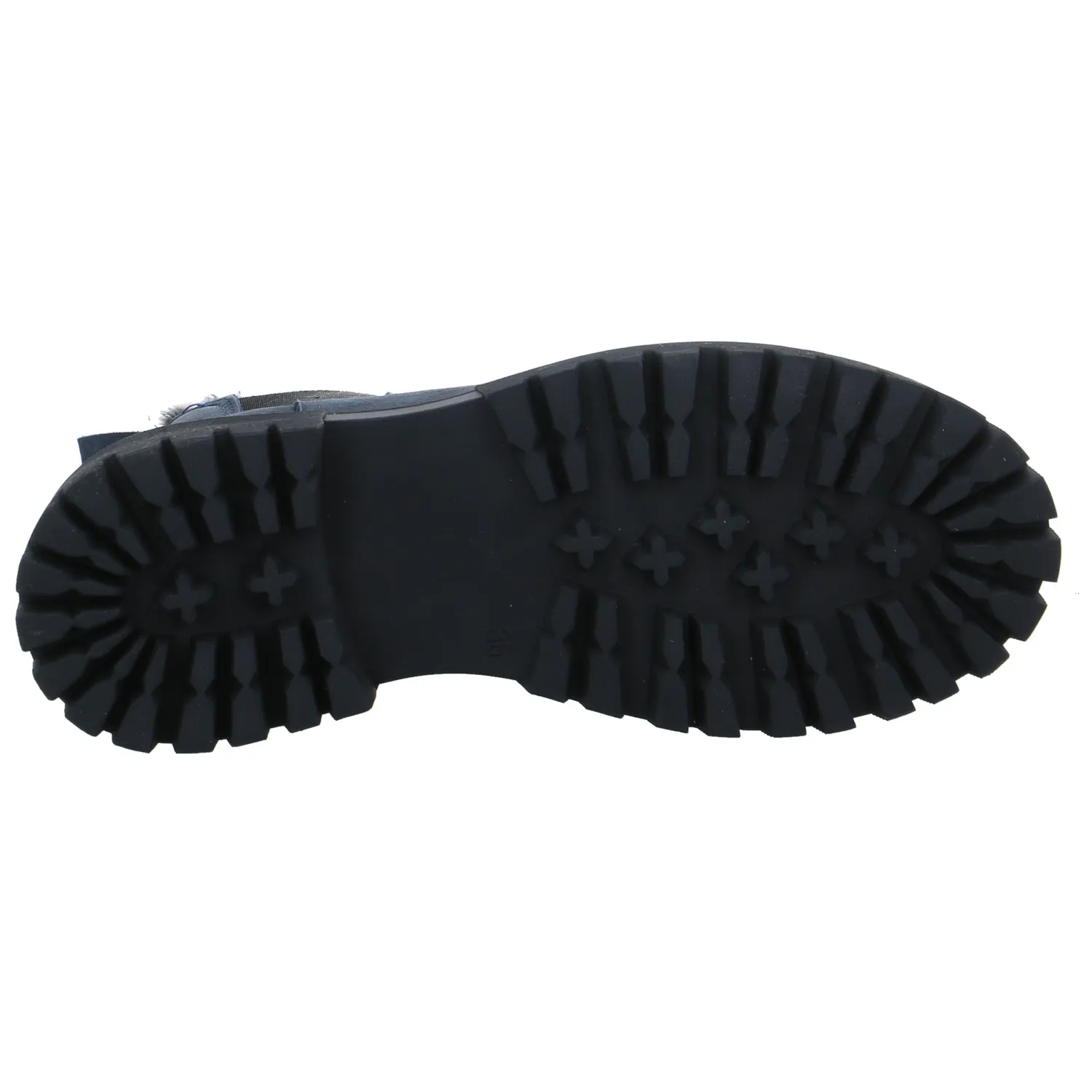 SCHUHENGEL Boot Blau Leder