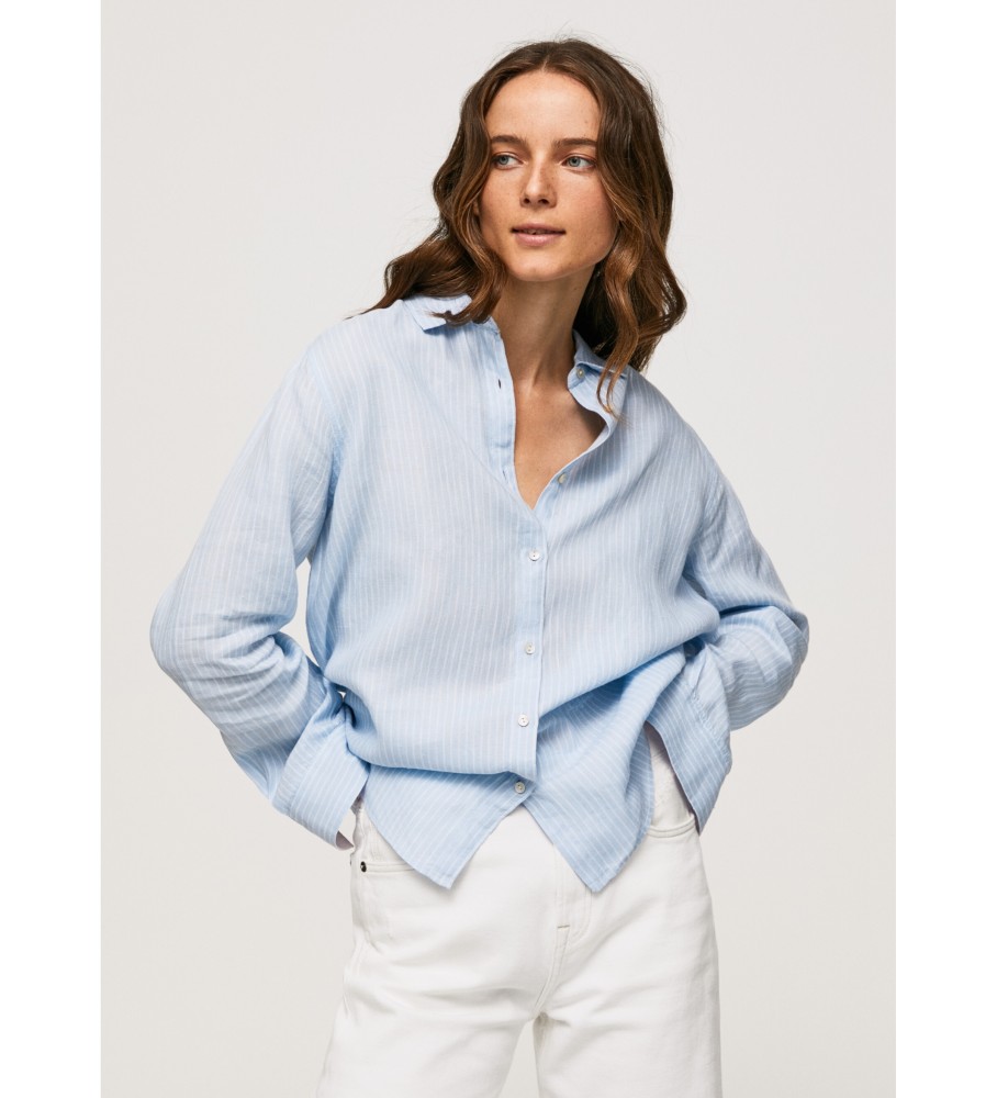Camisa Pepe Jeans Azul Barineli