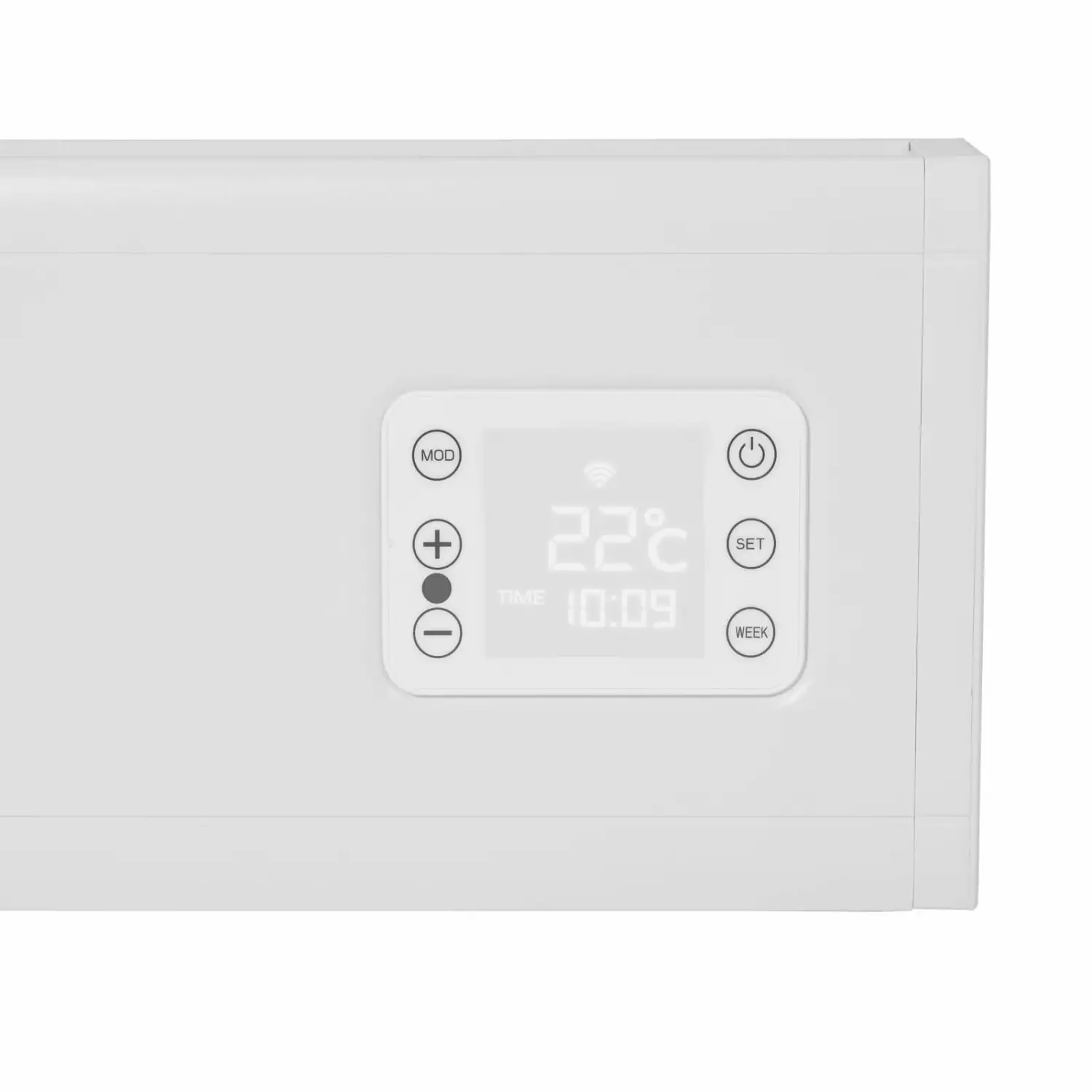 EUROM Alutherm Baseboard 1000 Wi-Fi White Convectorkachel - 1000W - 40m3