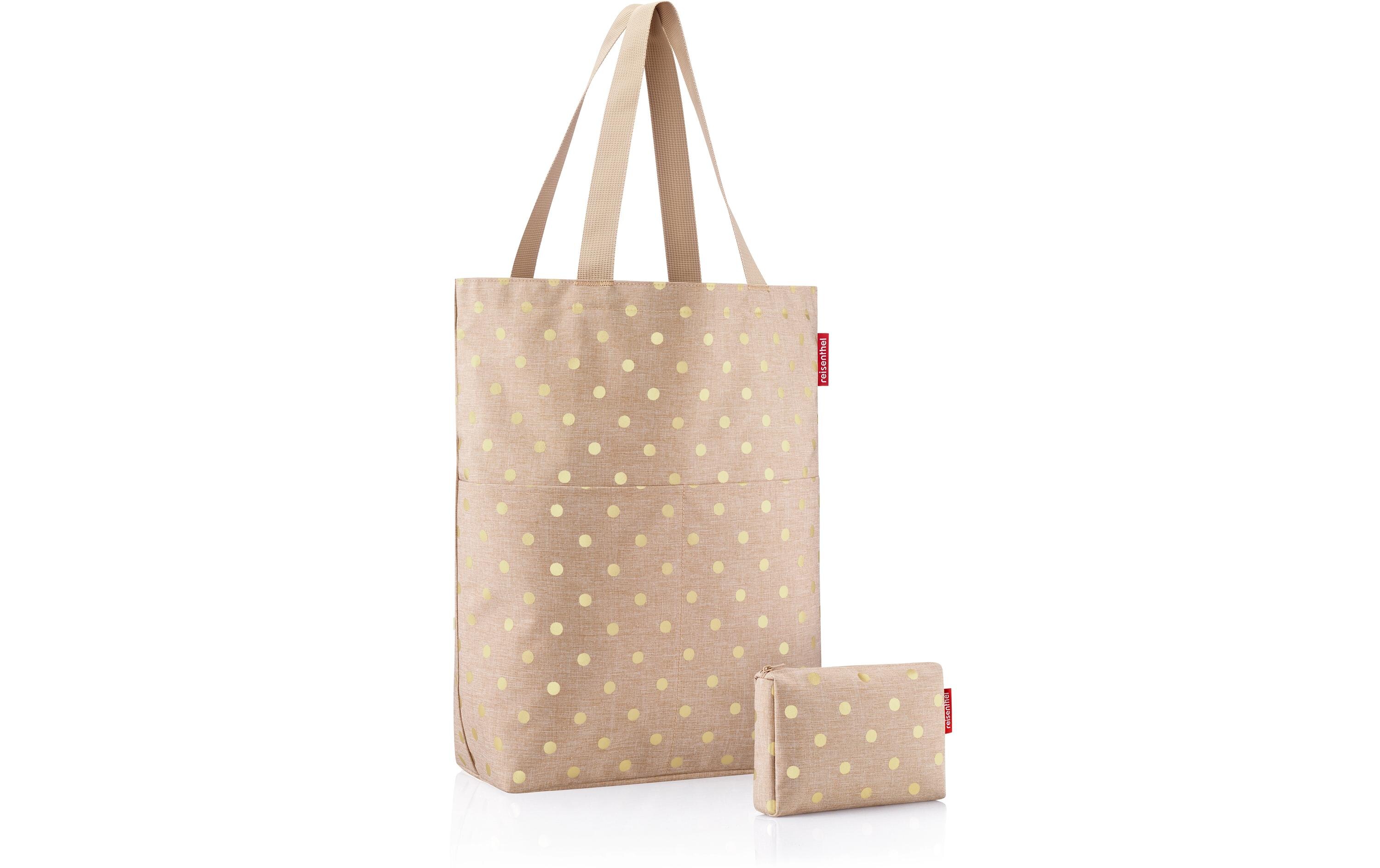 Einkaufskorb Cityshopper Set Metallic Dots CoffeeEinkaufs-Set