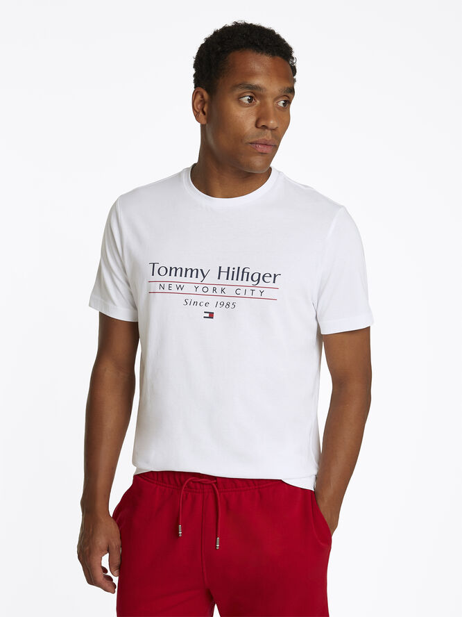 Tommy Hilfiger HILFIGER CENTER STACK TEE White