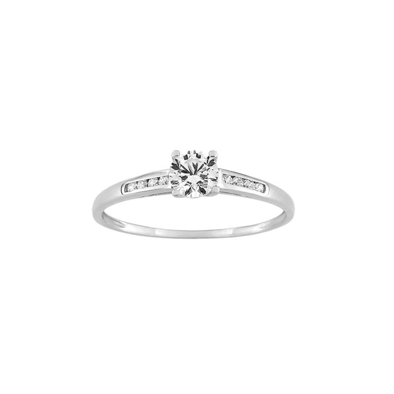 Bague Femme - Oxyde de zirconium - Or 9 Carats