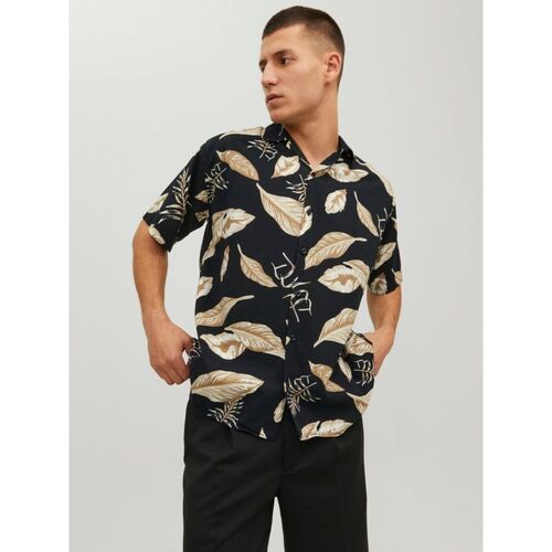 Jack & Jones - 12202240 BLATROPIC-BLACK Negro