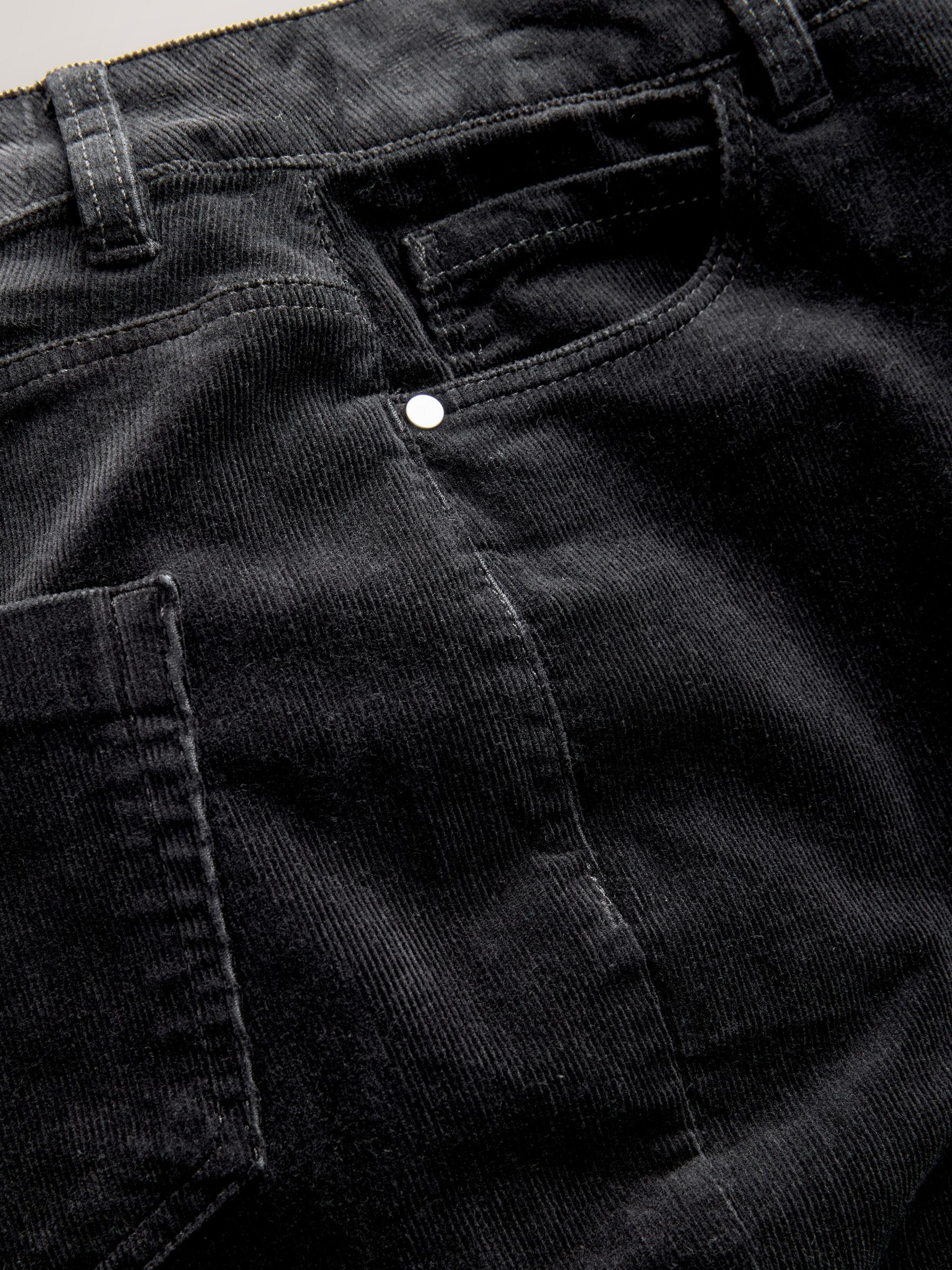 Zwart - Corduroy boot cut broek