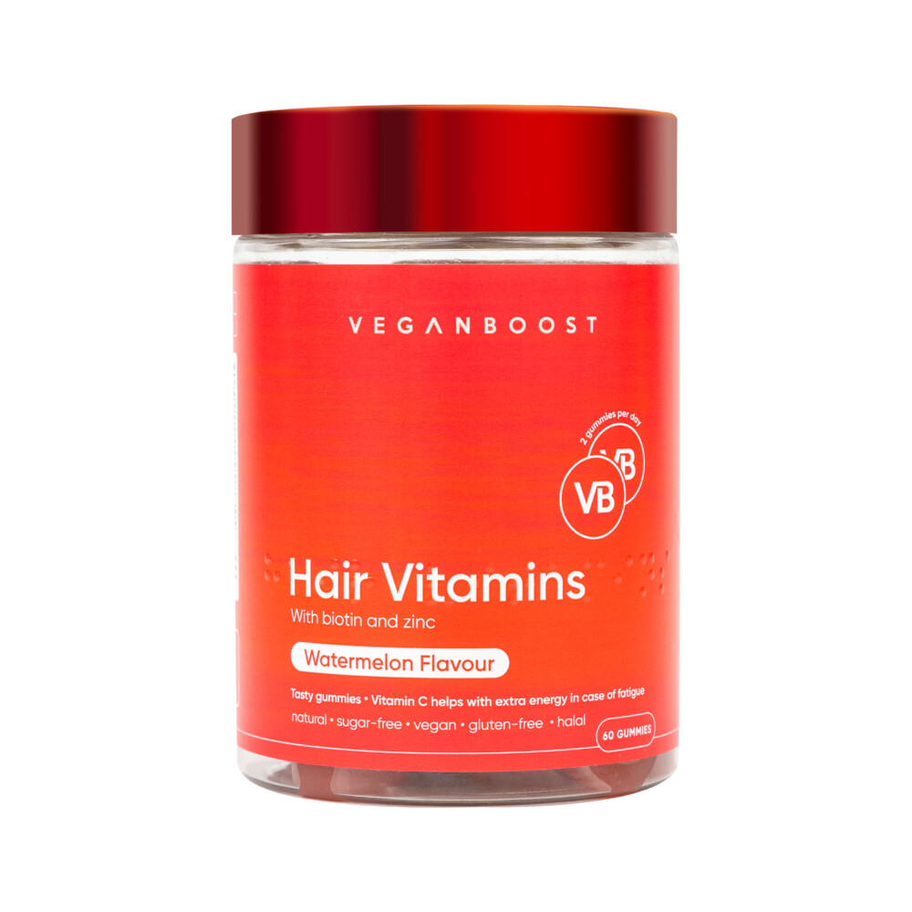 Veganboost Hair Vitamins Watermeloen60 gummies