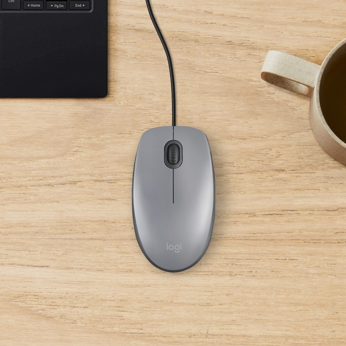 Logitech M110 Silent kablet mus (grå)