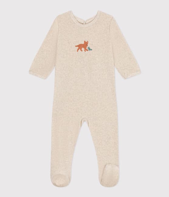 Pyjama en velours bébé