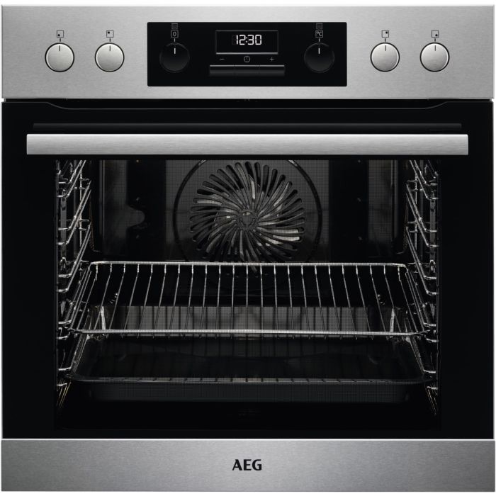 AEG Einbau-Herd-Set mit Induktions-Kochfeld und Vollauszug HF13M50I5R