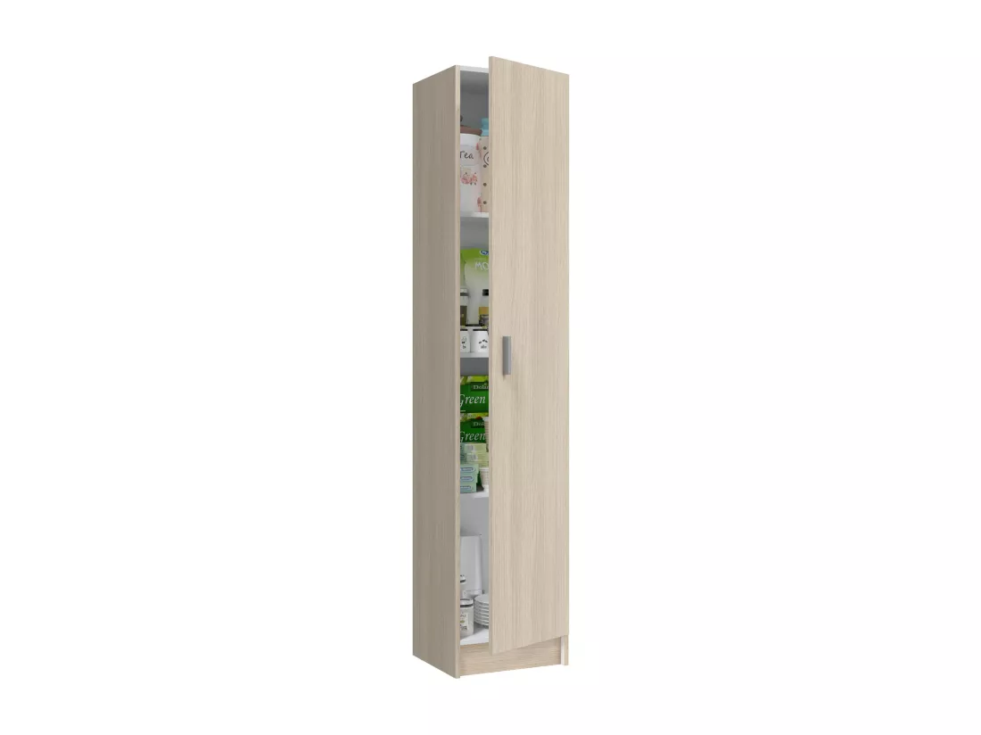 Armoire polyvalente 1 porte - Chêne