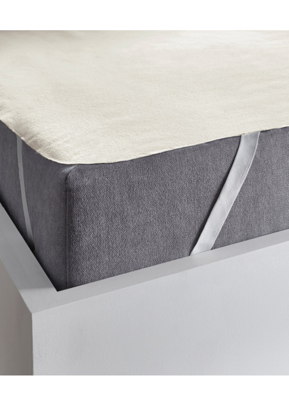 Protège-matelas en coton gratté 2 faces avec élastiques