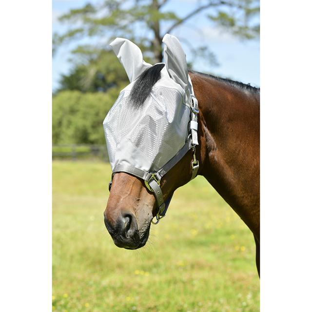 Vliegenmasker WeatherBeeta ComFiTec Hexi Dual Shield Zilver