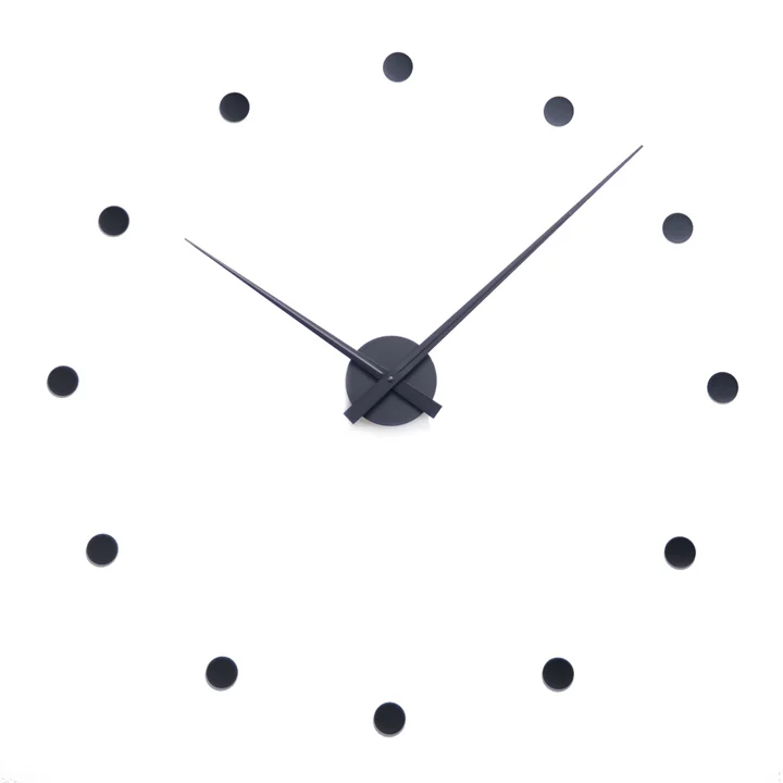 Radius Design - Flexible Wanduhr, Edelstahl