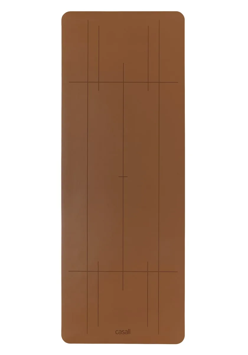 Casall Yoga Mat Grip&cushion Iii 5mm Vintage Brown